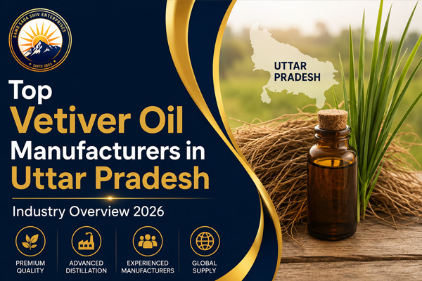 Top Vetiver Oil Manufacturers in Uttar Pradesh – Industry Overview 2026