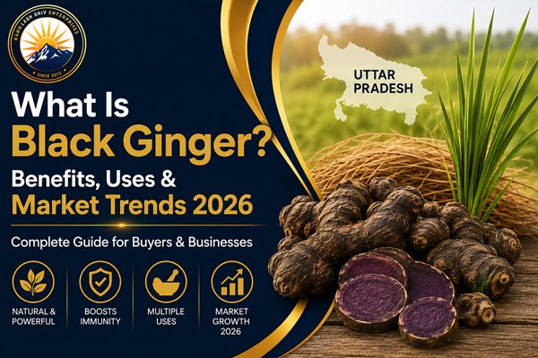 What Is Black Ginger? Benefits, Uses & Market Trends 2026