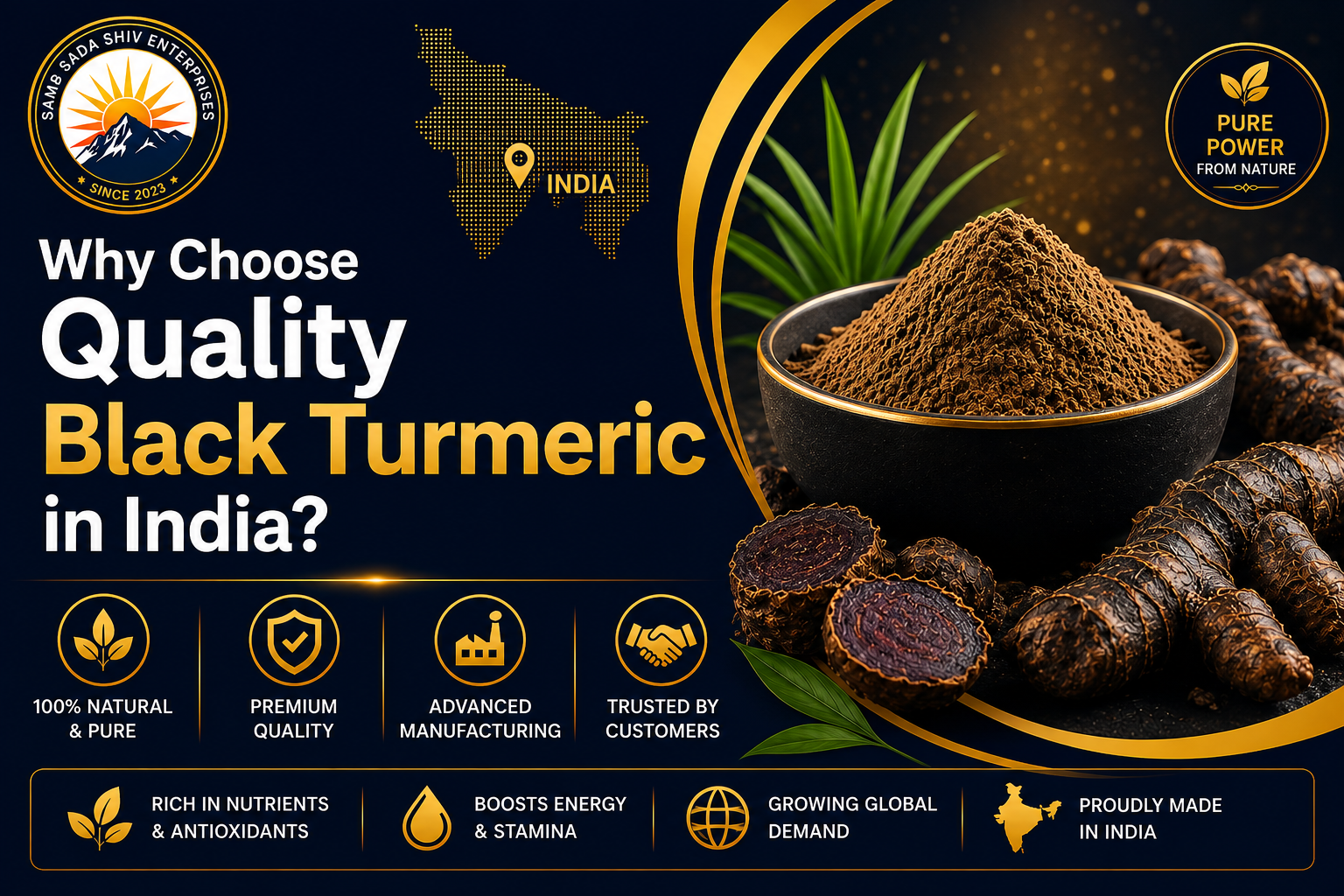 Why Choose Quality Black Turmeric in India?